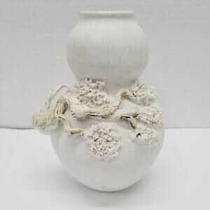 Art Pottery Vase Crackle Finish Bonsai Tree 6" Height Signed By Edward Friday